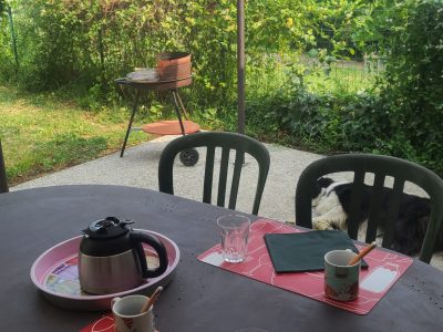 terrasse du gîte 2